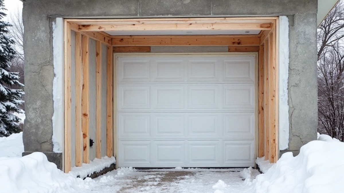 Ocieplenie otworu bramy garażowej