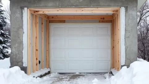 Ocieplenie otworu bramy garażowej