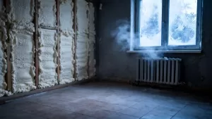 zimno w domu po ociepleniu